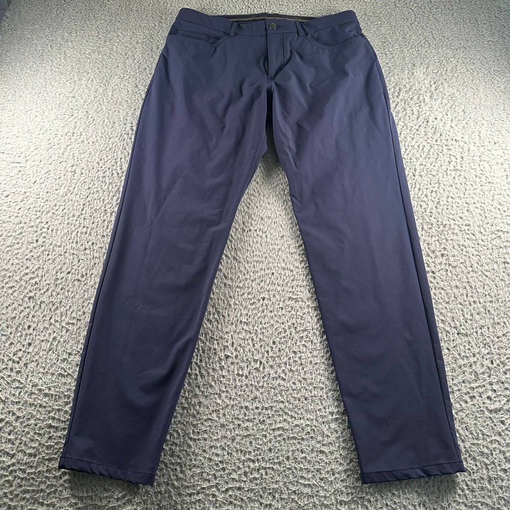 KJUS Ike Pants Mens W33‎ L30 Short Stretch 5-Pocket Golf Navy Lightweight